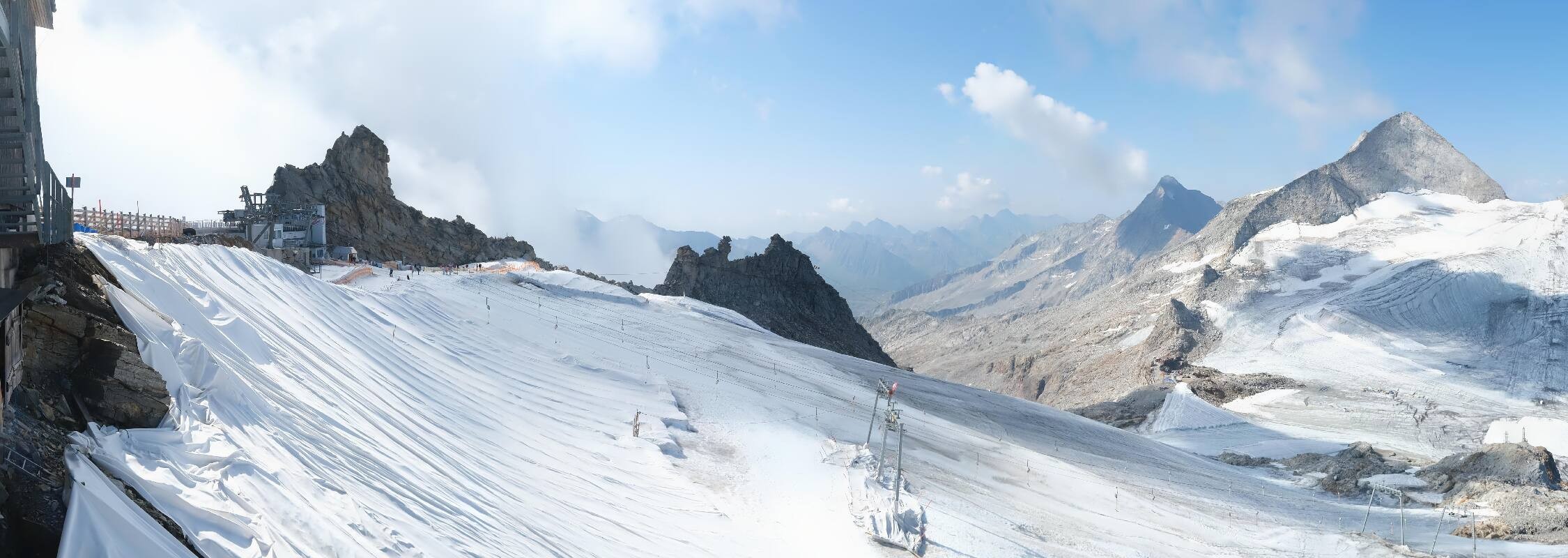 Archiv Foto Webcam Hintertuxer Gletscher - Ausblick Gefrorene Wand