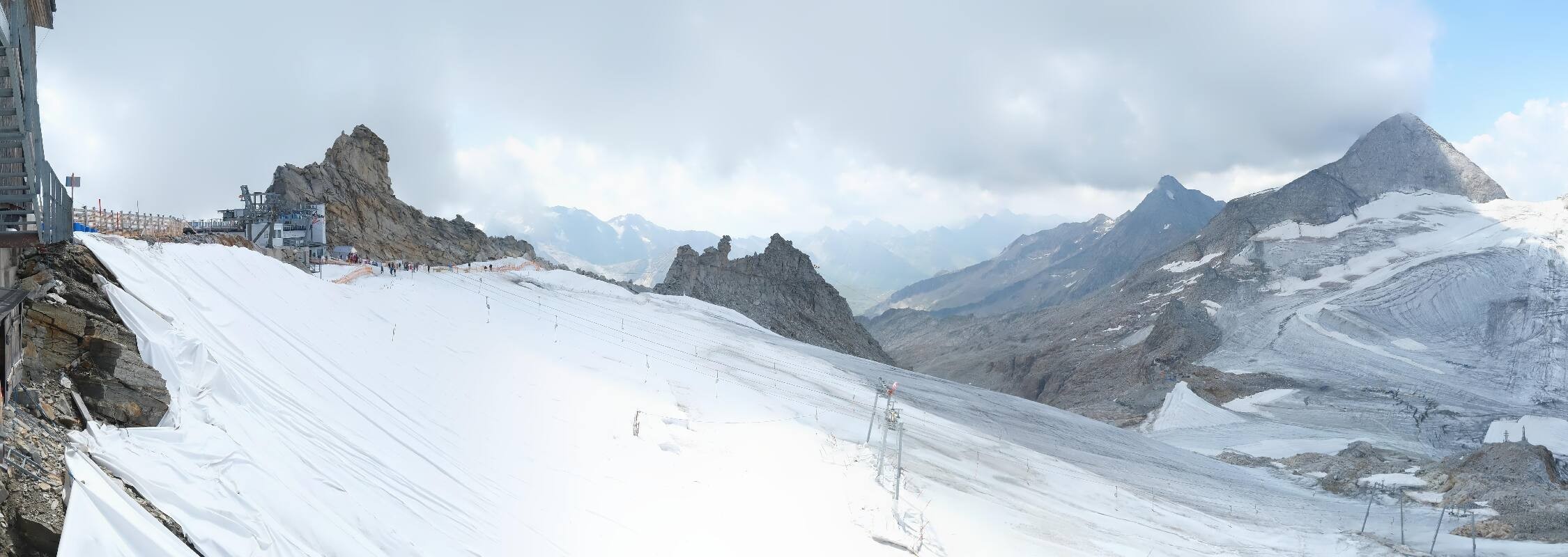 Archiv Foto Webcam Hintertuxer Gletscher - Ausblick Gefrorene Wand