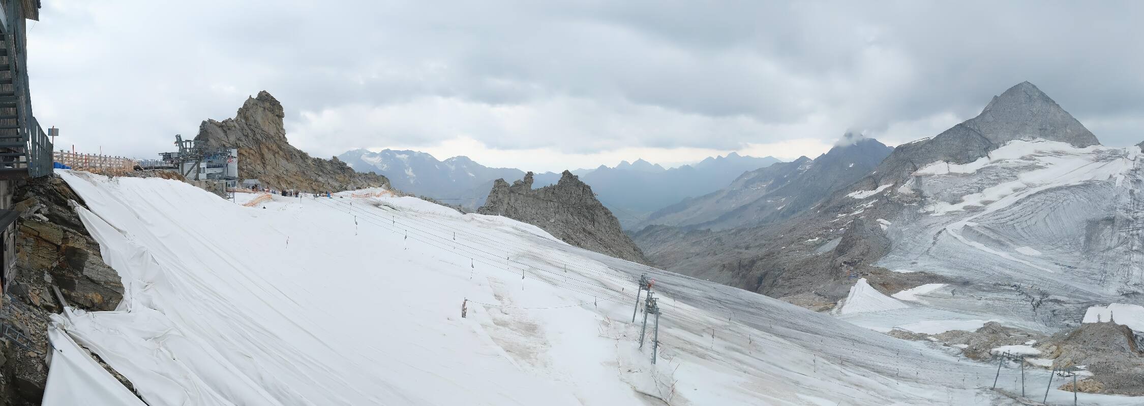 Archiv Foto Webcam Hintertuxer Gletscher - Ausblick Gefrorene Wand