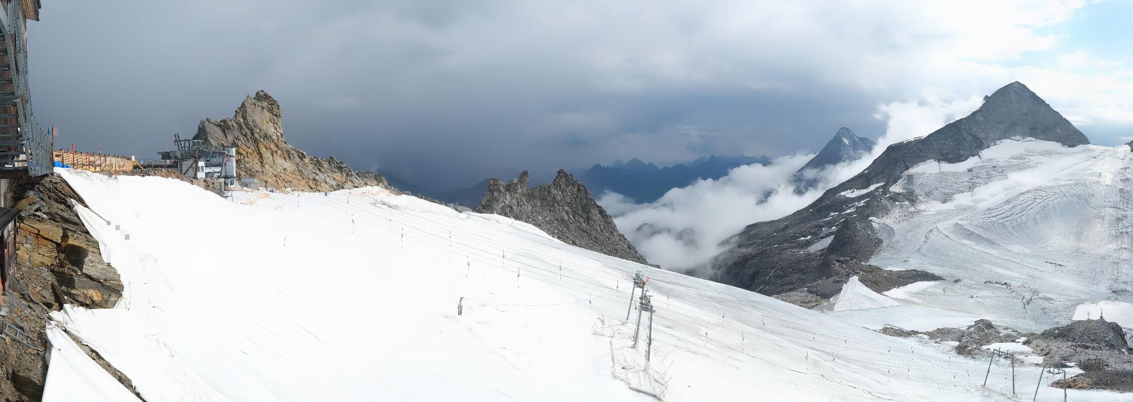 Archiv Foto Webcam Hintertuxer Gletscher - Ausblick Gefrorene Wand