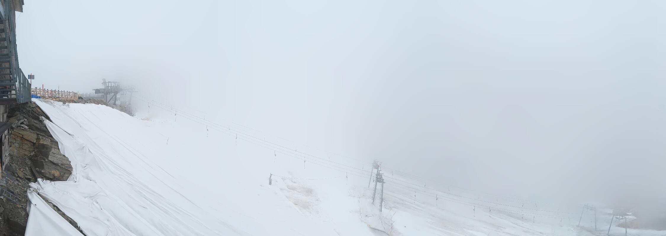 Archiv Foto Webcam Hintertuxer Gletscher - Ausblick Gefrorene Wand