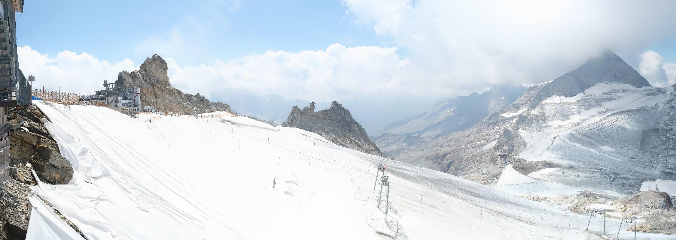 Archiv Foto Webcam Hintertuxer Gletscher - Ausblick Gefrorene Wand