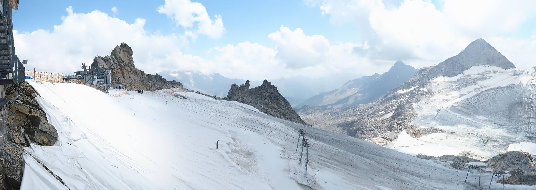 Archiv Foto Webcam Hintertuxer Gletscher - Ausblick Gefrorene Wand