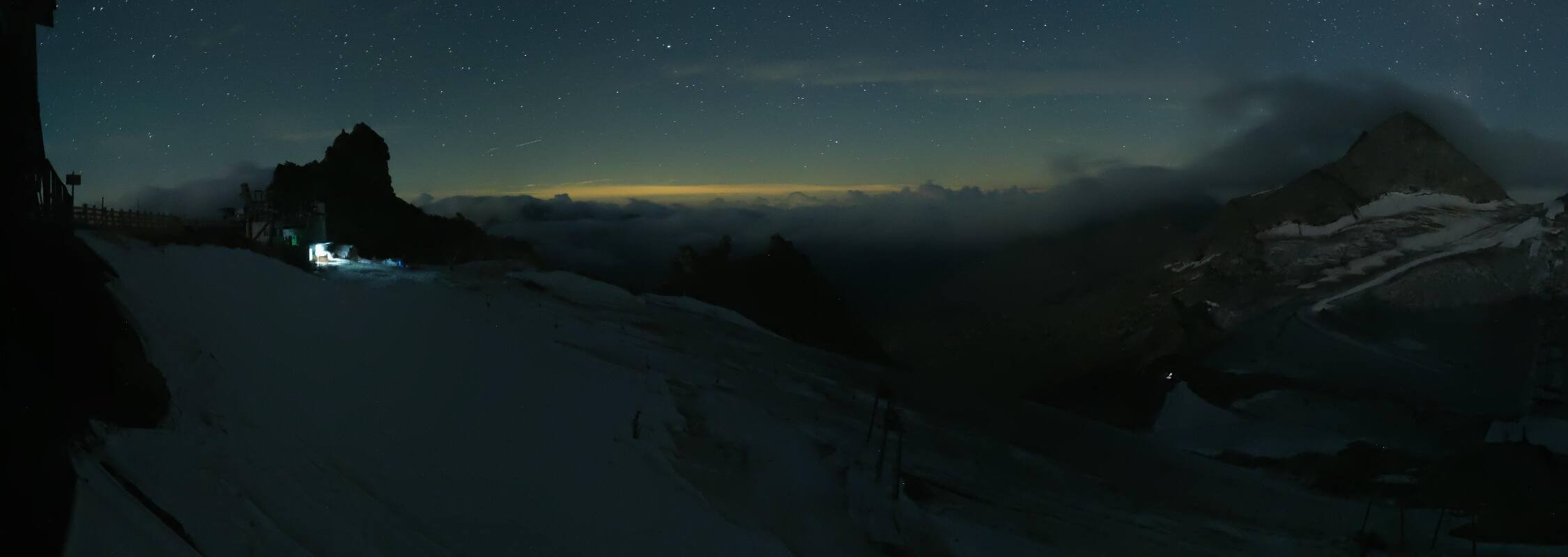 Archiv Foto Webcam Hintertuxer Gletscher - Ausblick Gefrorene Wand