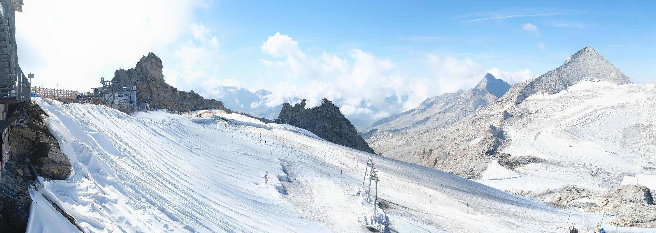 Archiv Foto Webcam Hintertuxer Gletscher - Ausblick Gefrorene Wand