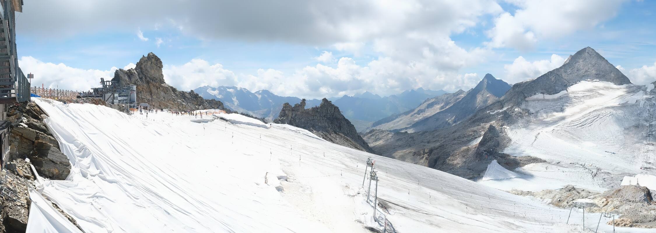 Archiv Foto Webcam Hintertuxer Gletscher - Ausblick Gefrorene Wand
