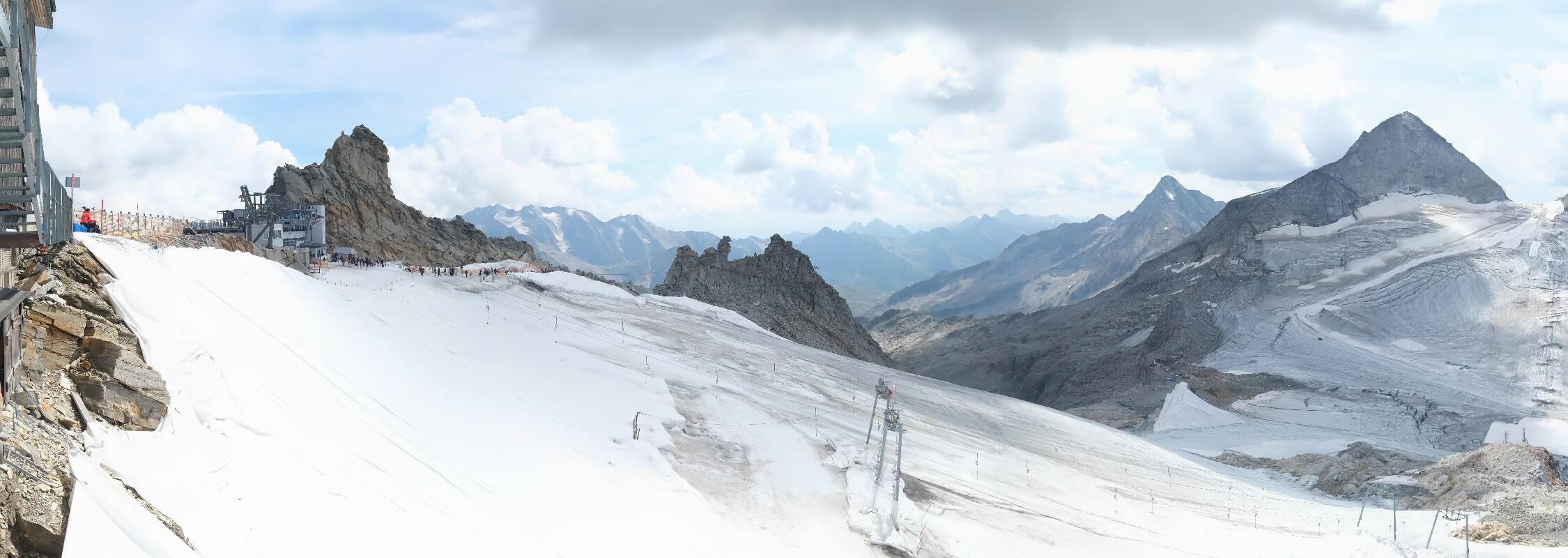 Archiv Foto Webcam Hintertuxer Gletscher - Ausblick Gefrorene Wand