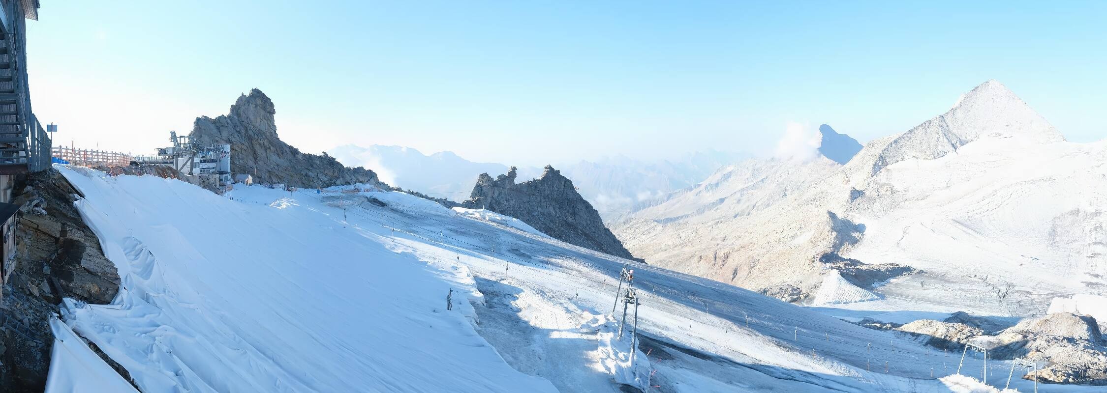 Archiv Foto Webcam Hintertuxer Gletscher - Ausblick Gefrorene Wand