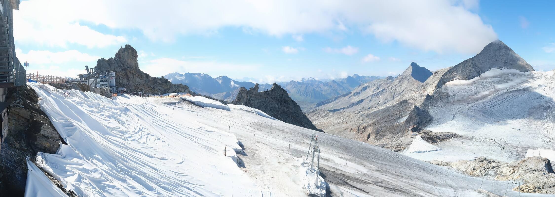 Archiv Foto Webcam Hintertuxer Gletscher - Ausblick Gefrorene Wand