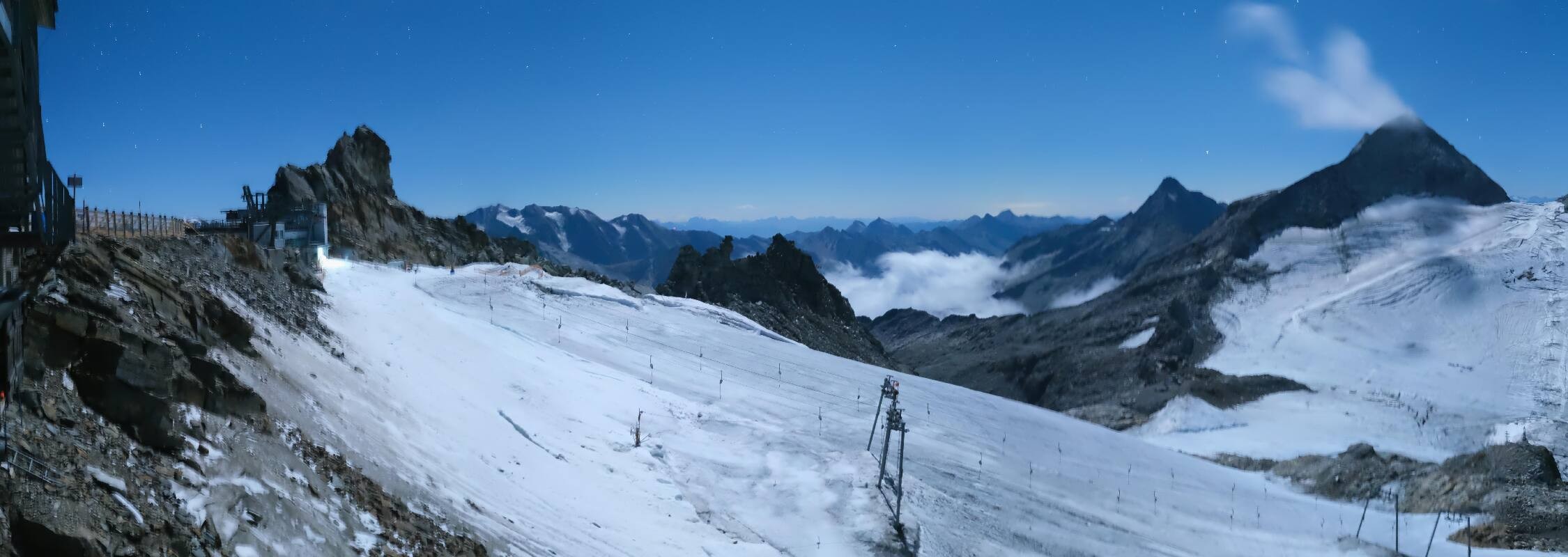 Archiv Foto Webcam Hintertuxer Gletscher - Ausblick Gefrorene Wand