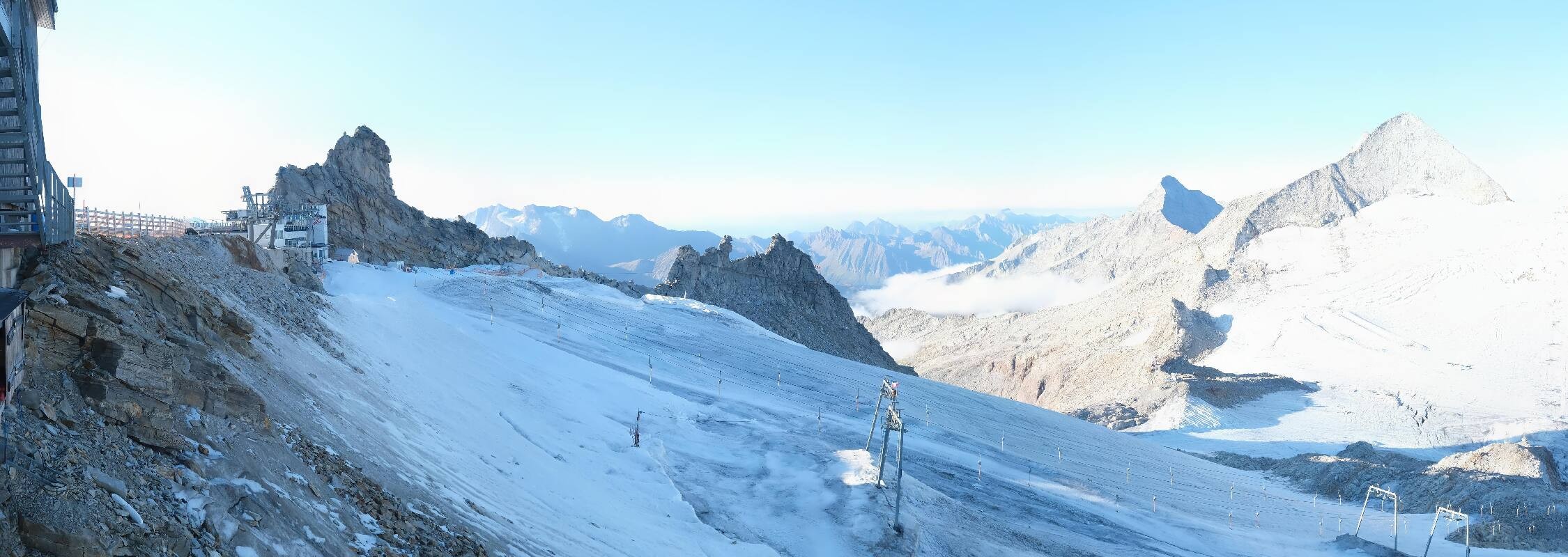 Archiv Foto Webcam Hintertuxer Gletscher - Ausblick Gefrorene Wand