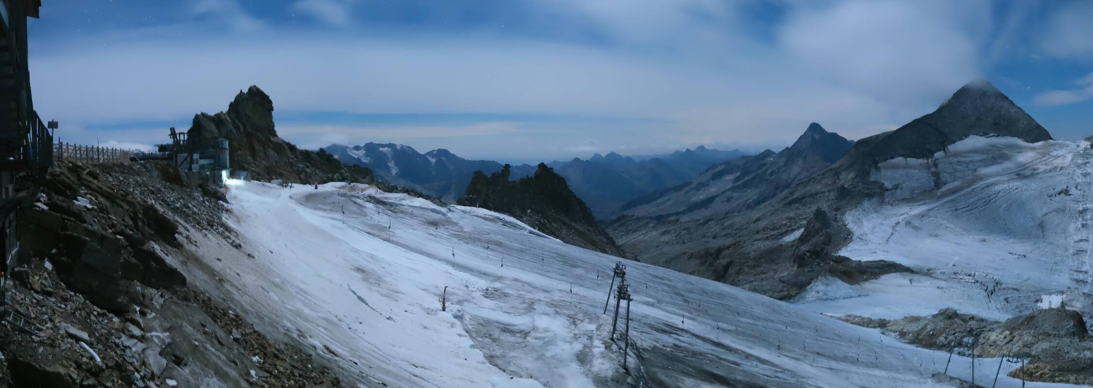 Archiv Foto Webcam Hintertuxer Gletscher - Ausblick Gefrorene Wand