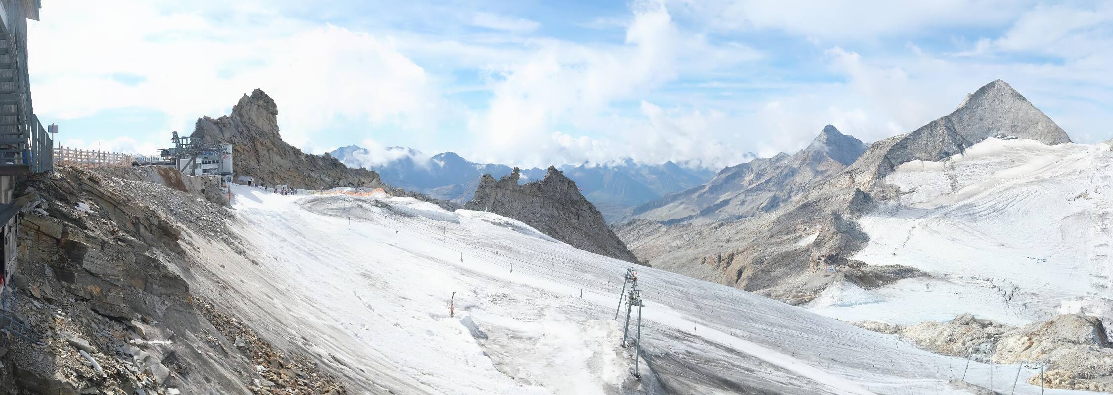 Archiv Foto Webcam Hintertuxer Gletscher - Ausblick Gefrorene Wand