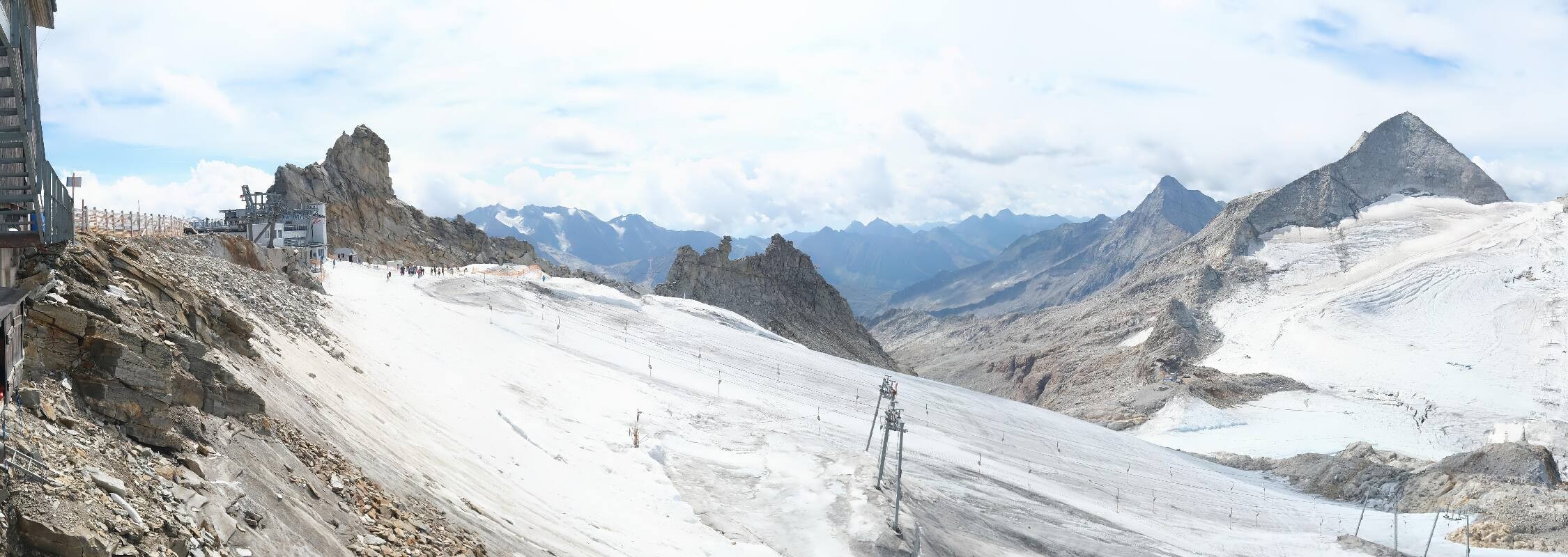 Archiv Foto Webcam Hintertuxer Gletscher - Ausblick Gefrorene Wand