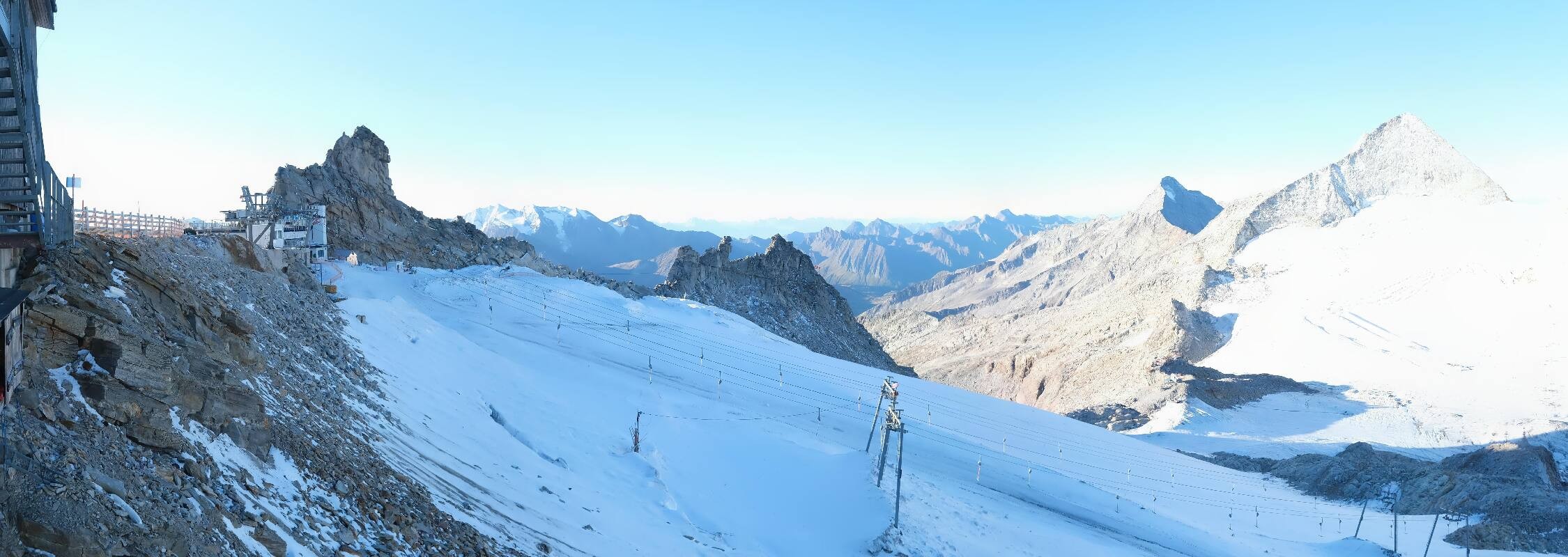 Archiv Foto Webcam Hintertuxer Gletscher - Ausblick Gefrorene Wand