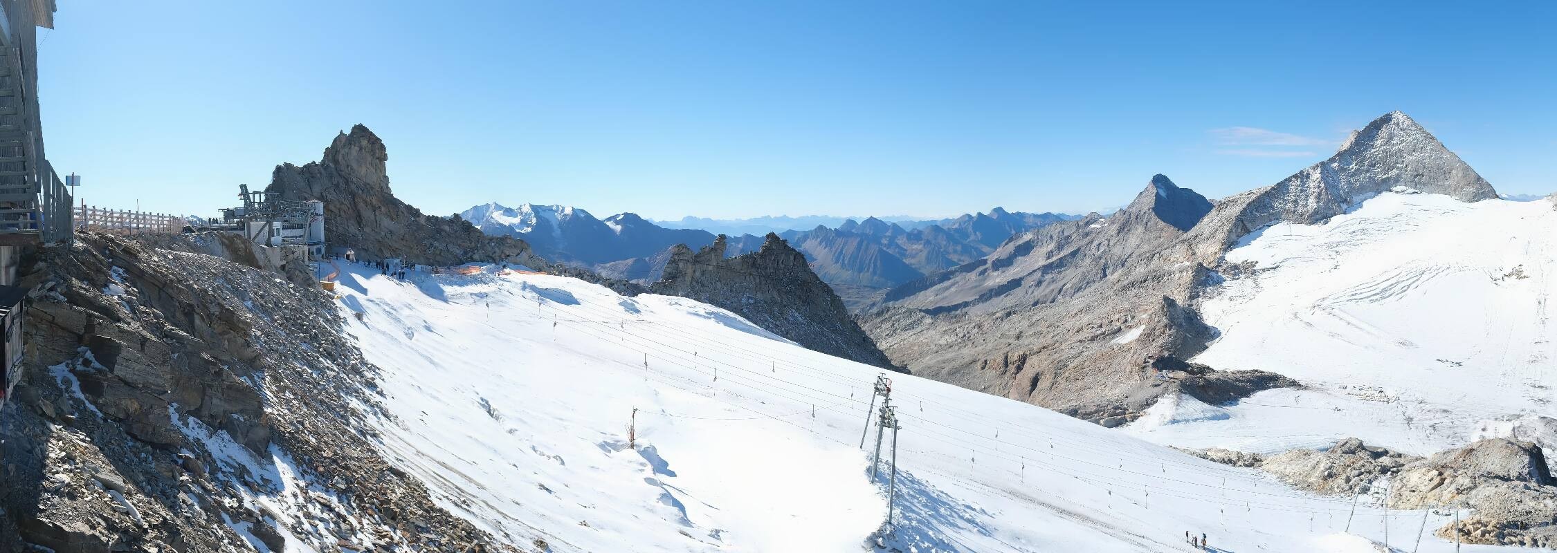 Archiv Foto Webcam Hintertuxer Gletscher - Ausblick Gefrorene Wand