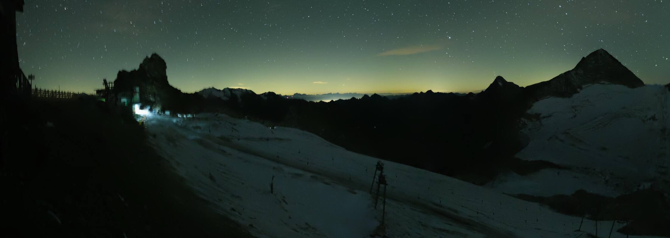 Archiv Foto Webcam Hintertuxer Gletscher - Ausblick Gefrorene Wand