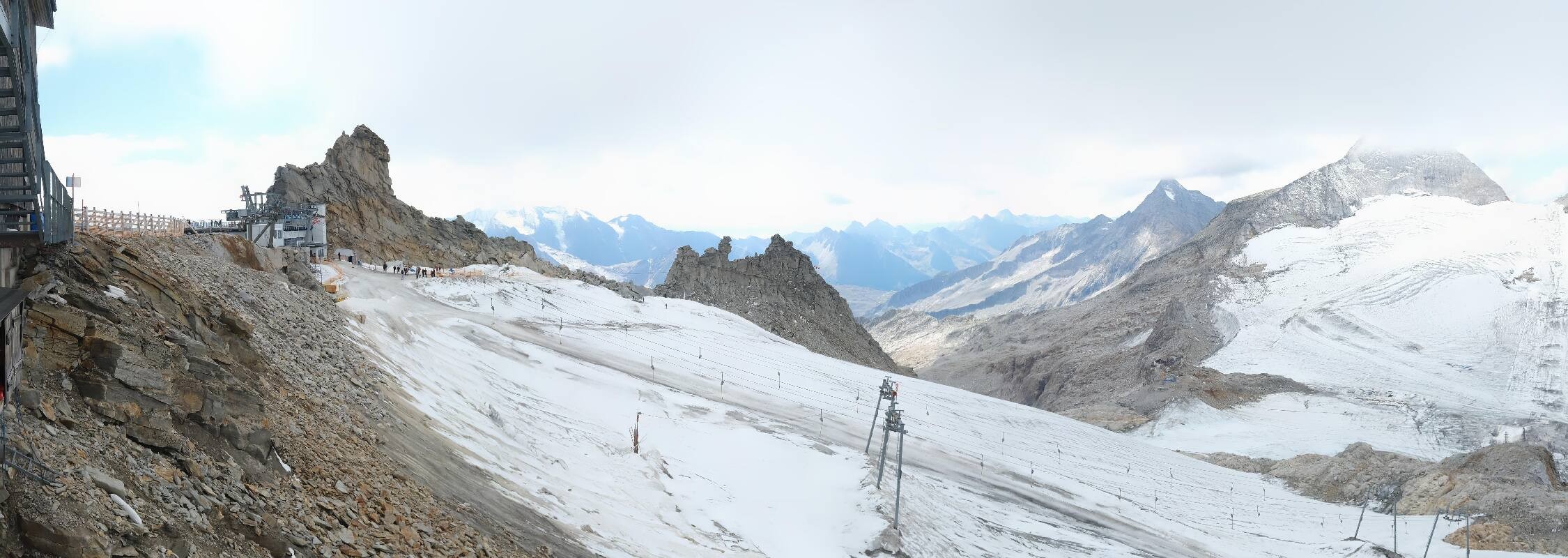 Archiv Foto Webcam Hintertuxer Gletscher - Ausblick Gefrorene Wand
