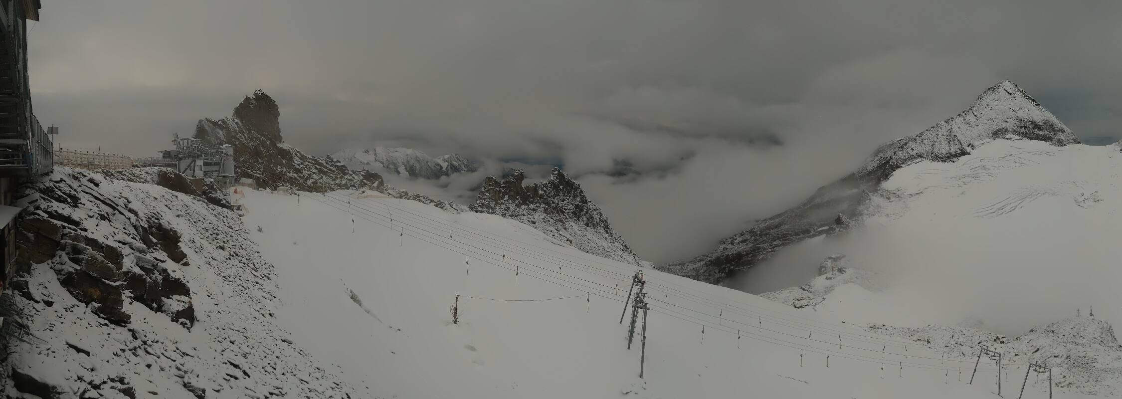 Archiv Foto Webcam Hintertuxer Gletscher - Ausblick Gefrorene Wand