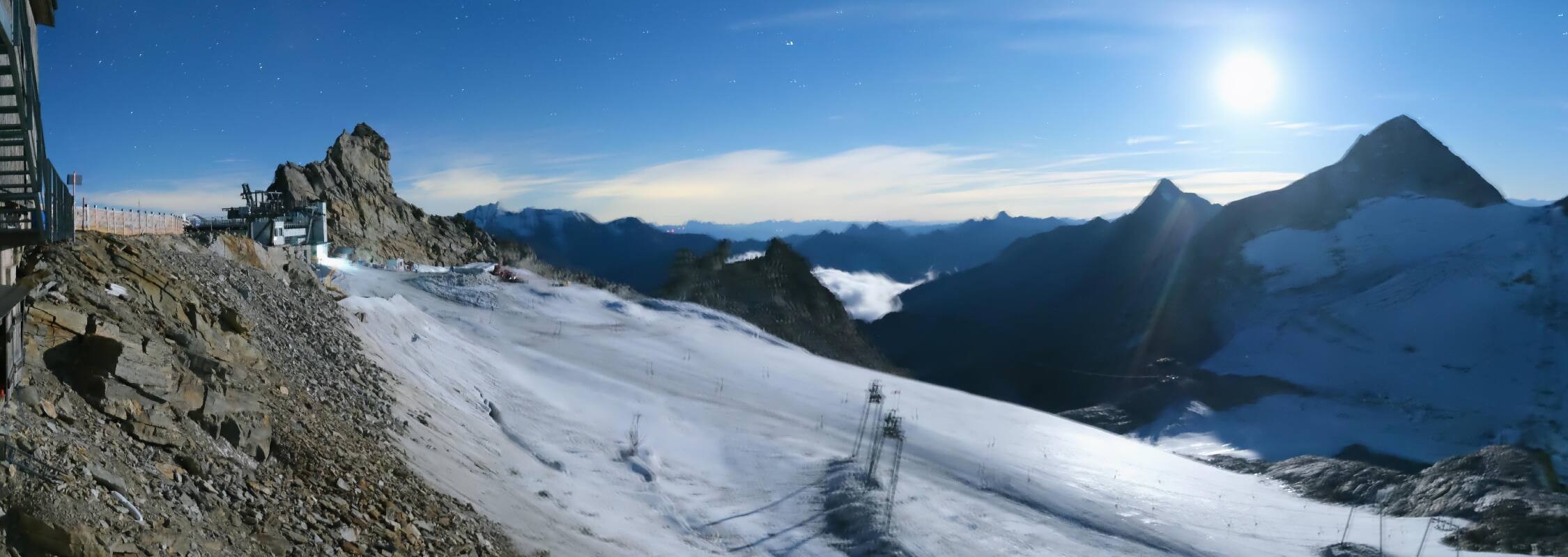 Archiv Foto Webcam Hintertuxer Gletscher - Ausblick Gefrorene Wand