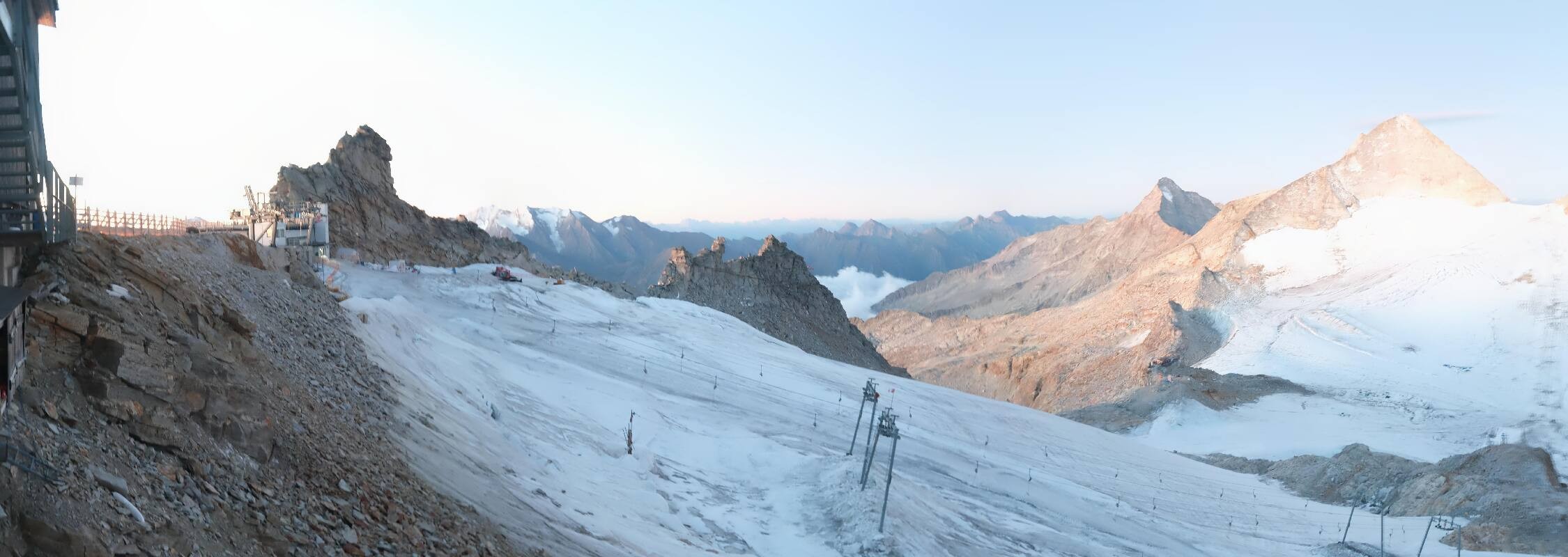 Archiv Foto Webcam Hintertuxer Gletscher - Ausblick Gefrorene Wand