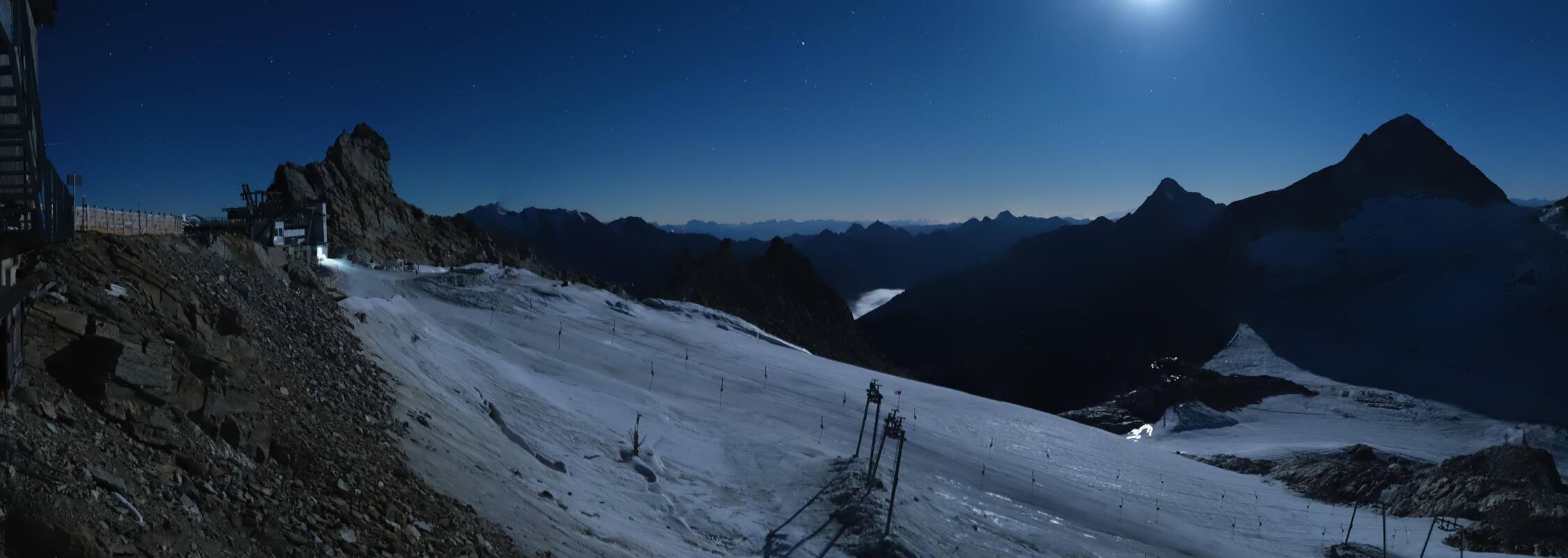 Archiv Foto Webcam Hintertuxer Gletscher - Ausblick Gefrorene Wand