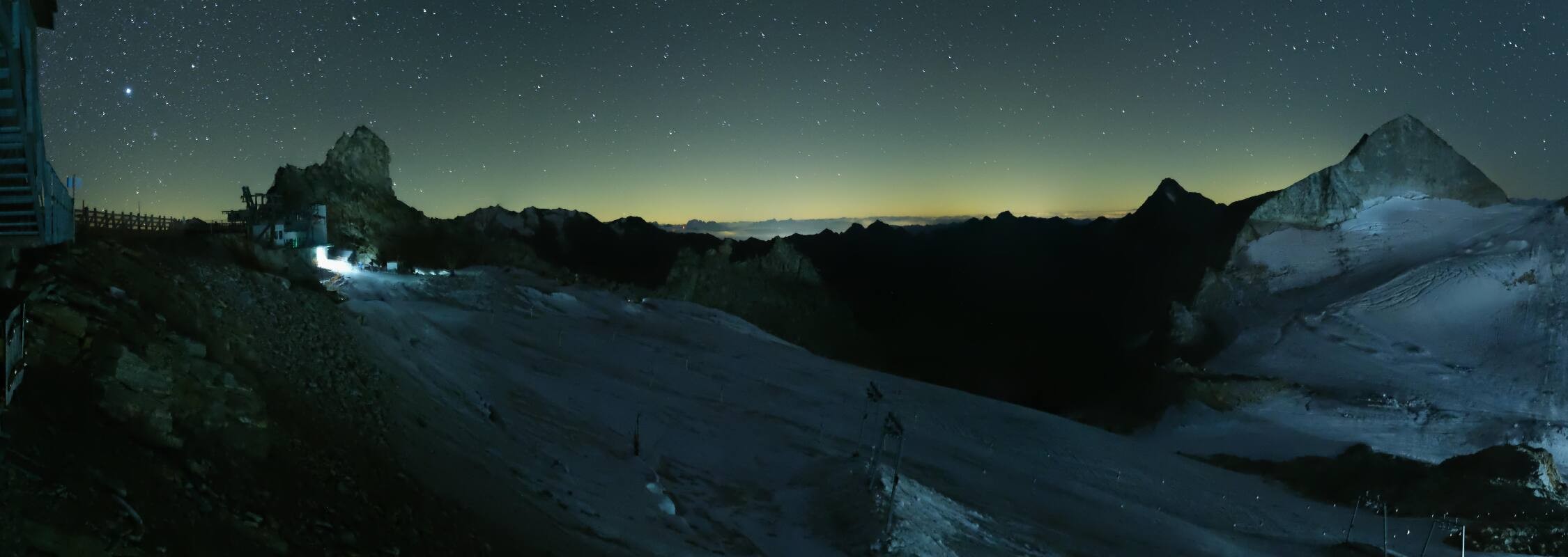 Archiv Foto Webcam Hintertuxer Gletscher - Ausblick Gefrorene Wand