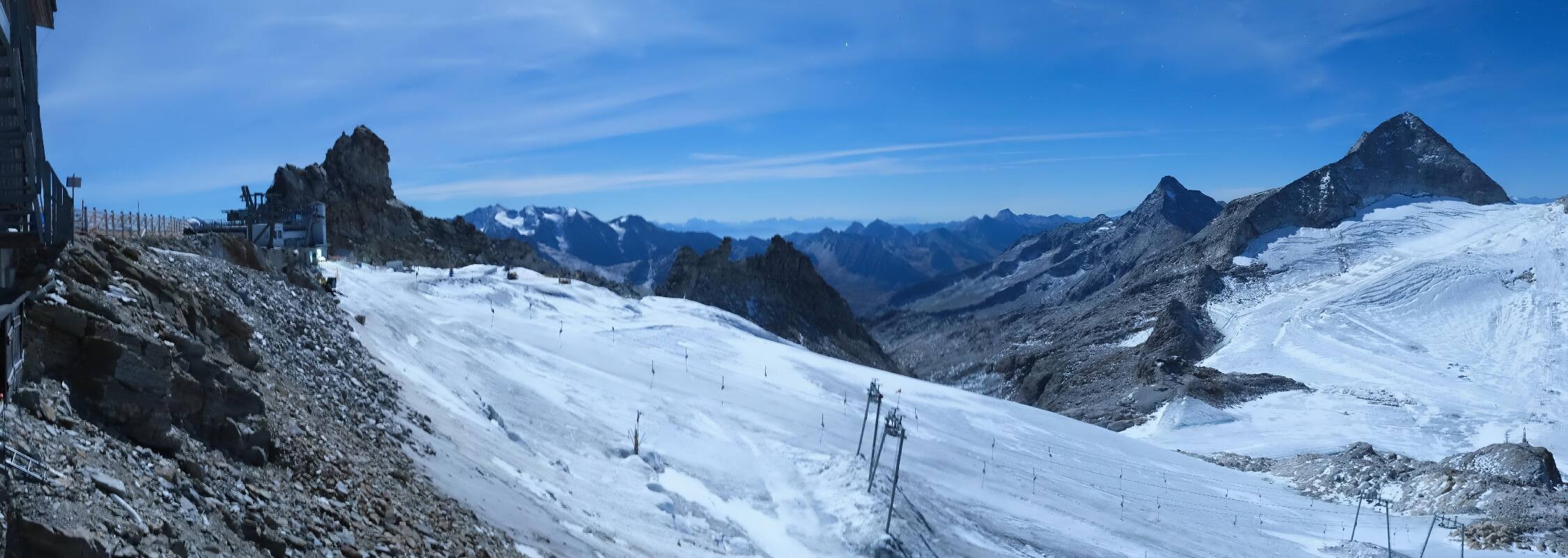 Archiv Foto Webcam Hintertuxer Gletscher - Ausblick Gefrorene Wand