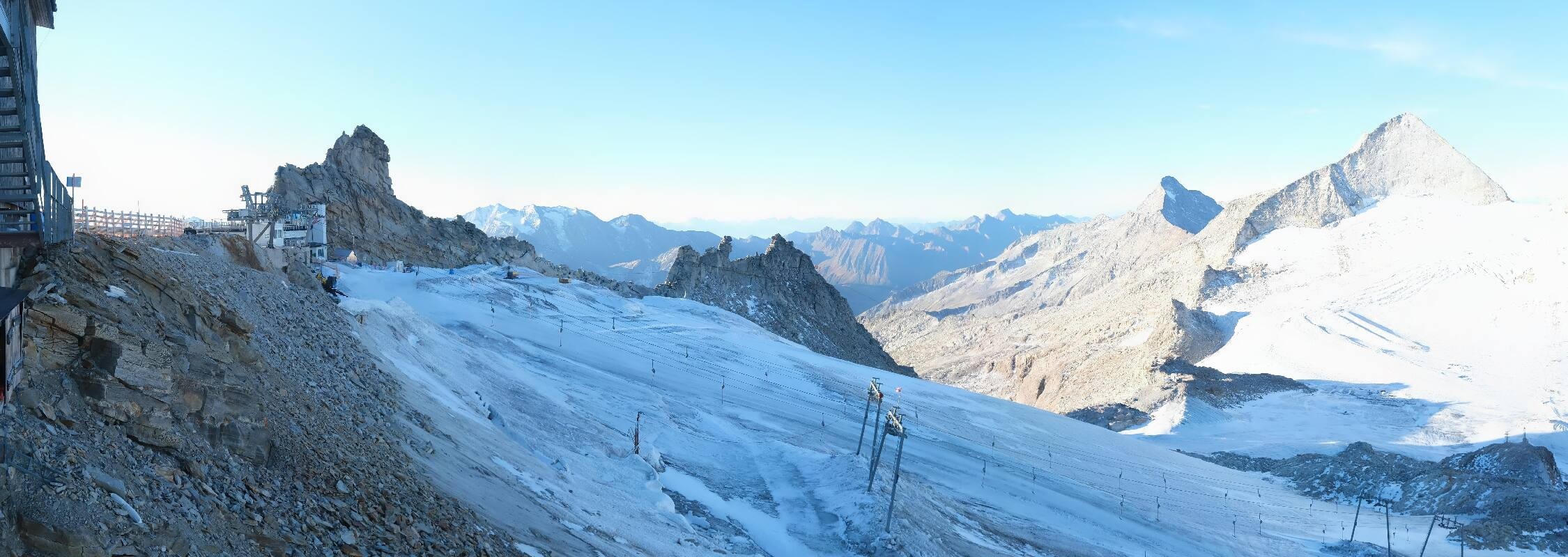 Archiv Foto Webcam Hintertuxer Gletscher - Ausblick Gefrorene Wand