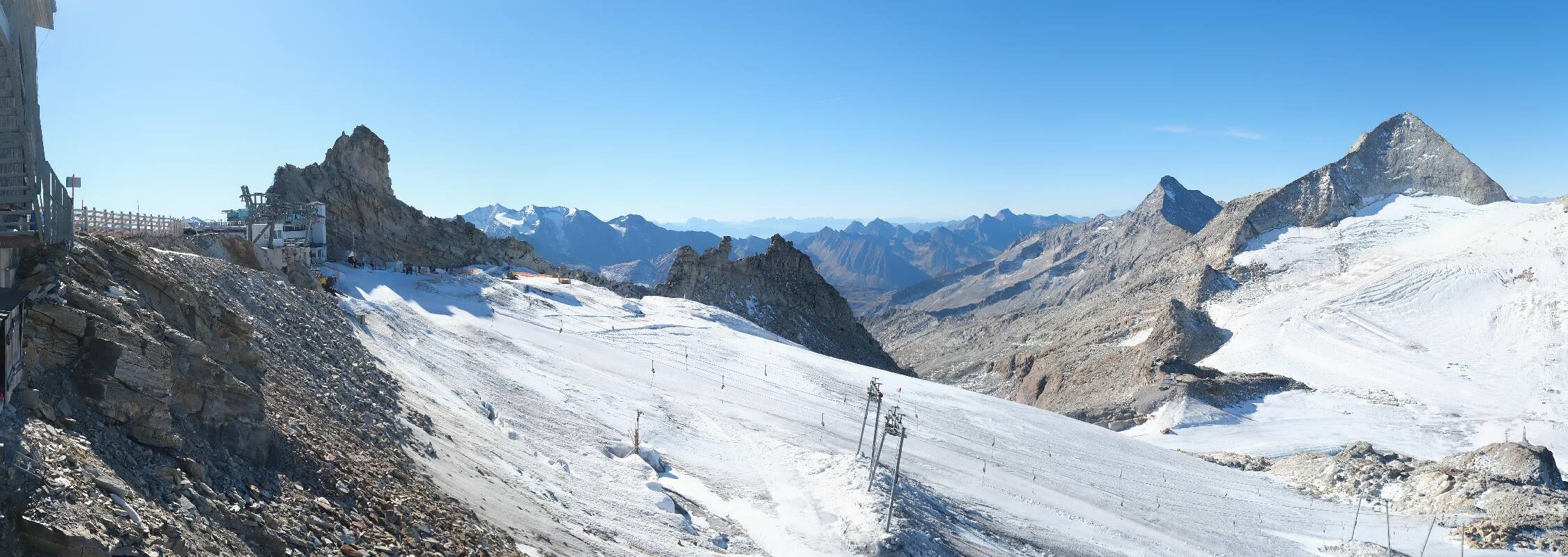 Archiv Foto Webcam Hintertuxer Gletscher - Ausblick Gefrorene Wand