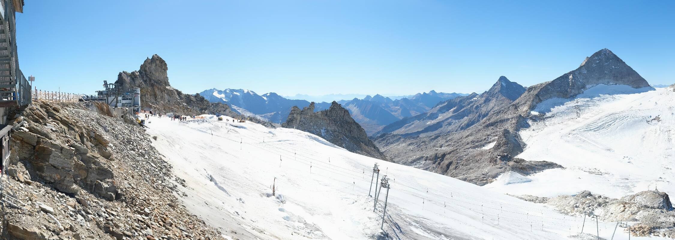 Archiv Foto Webcam Hintertuxer Gletscher - Ausblick Gefrorene Wand