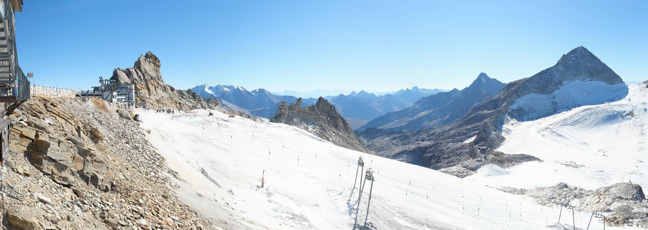 Archiv Foto Webcam Hintertuxer Gletscher - Ausblick Gefrorene Wand