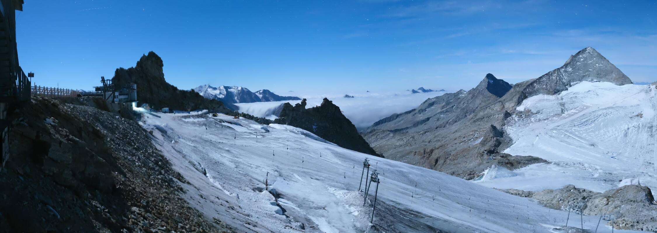 Archiv Foto Webcam Hintertuxer Gletscher - Ausblick Gefrorene Wand