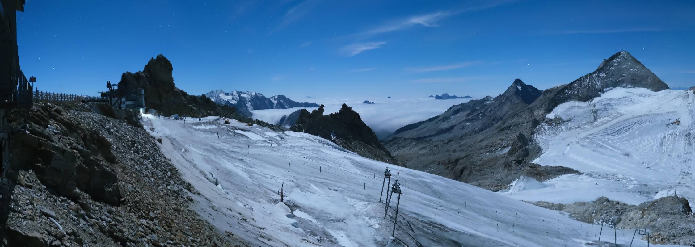 Archiv Foto Webcam Hintertuxer Gletscher - Ausblick Gefrorene Wand