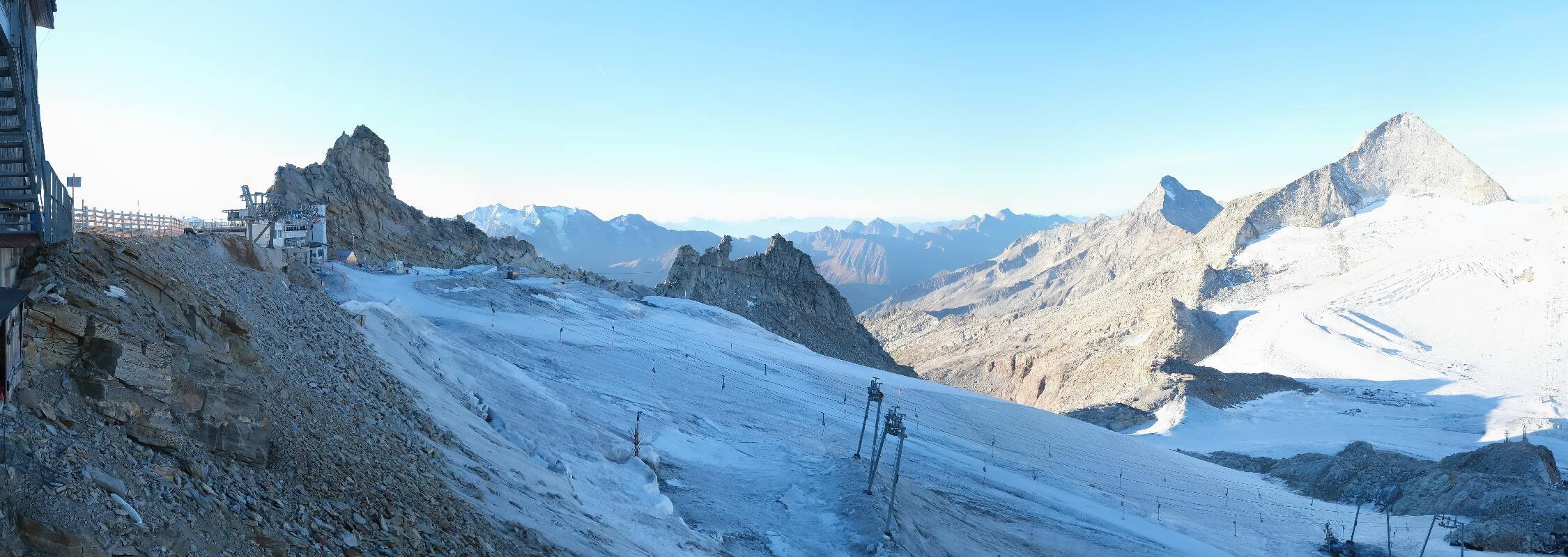 Archiv Foto Webcam Hintertuxer Gletscher - Ausblick Gefrorene Wand
