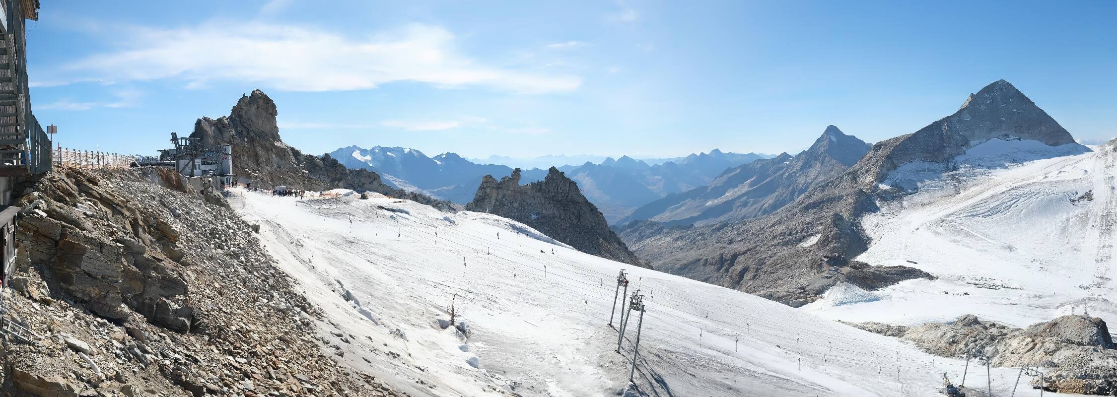 Archiv Foto Webcam Hintertuxer Gletscher - Ausblick Gefrorene Wand