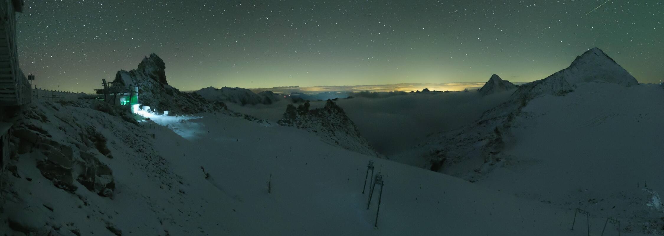 Archiv Foto Webcam Hintertuxer Gletscher - Ausblick Gefrorene Wand