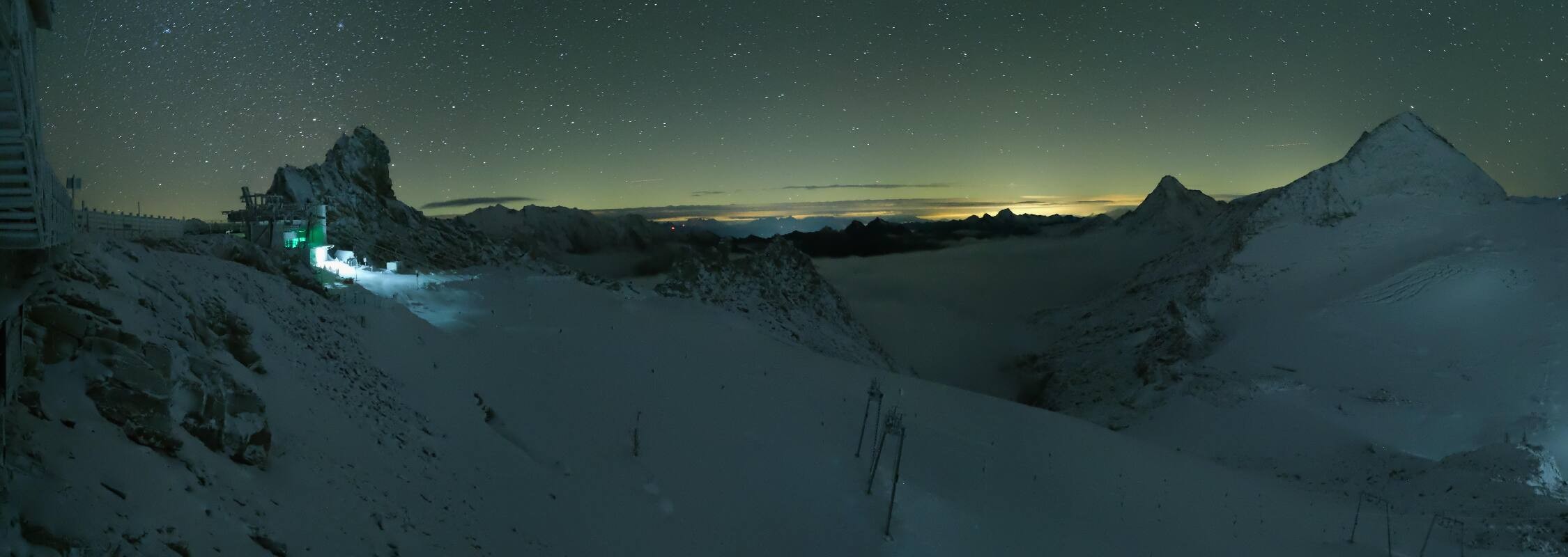 Archiv Foto Webcam Hintertuxer Gletscher - Ausblick Gefrorene Wand
