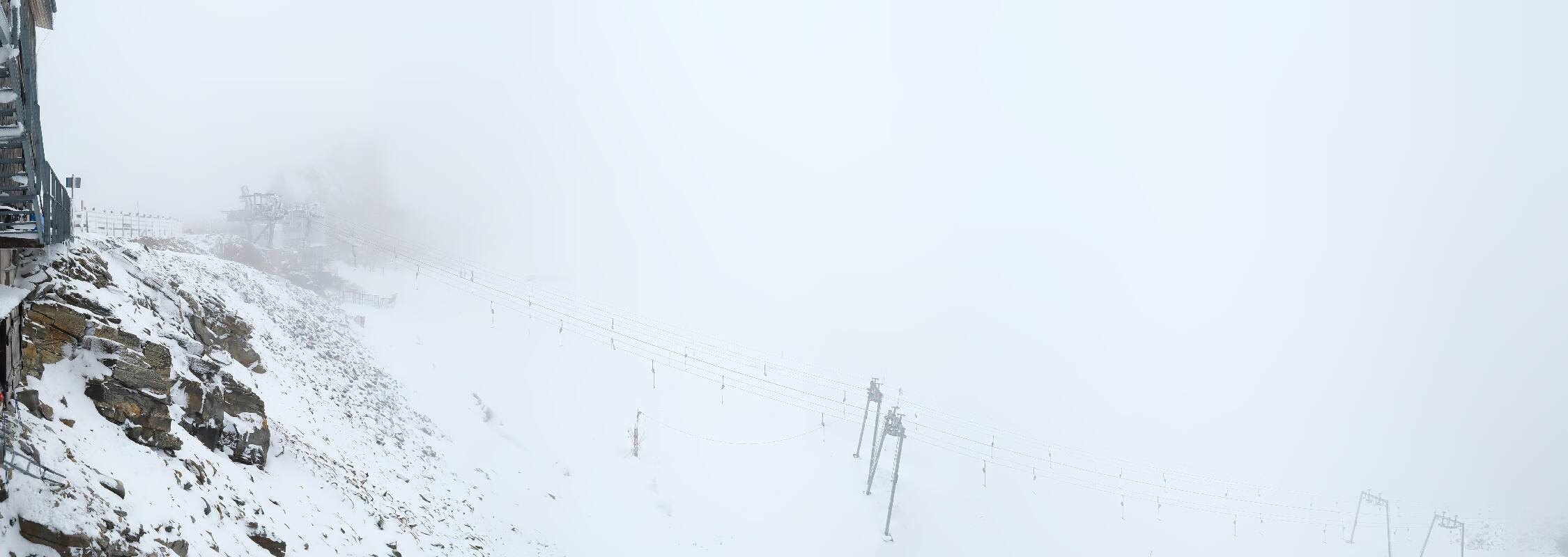 Archiv Foto Webcam Hintertuxer Gletscher - Ausblick Gefrorene Wand