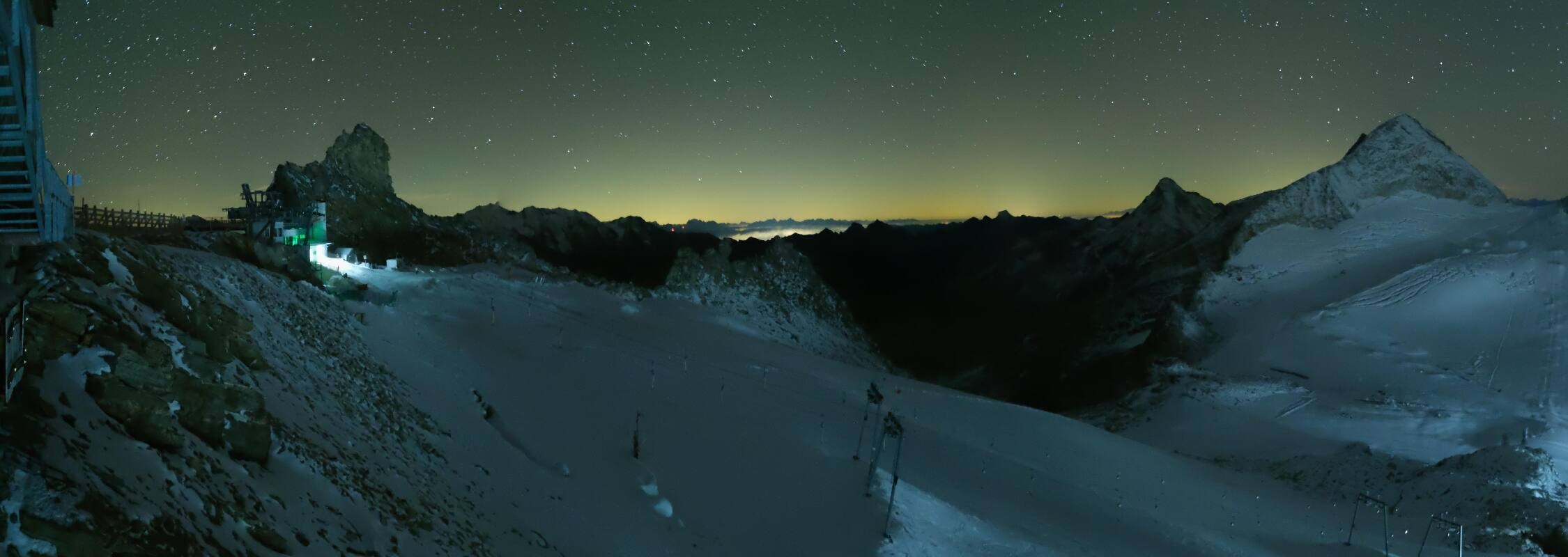 Archiv Foto Webcam Hintertuxer Gletscher - Ausblick Gefrorene Wand