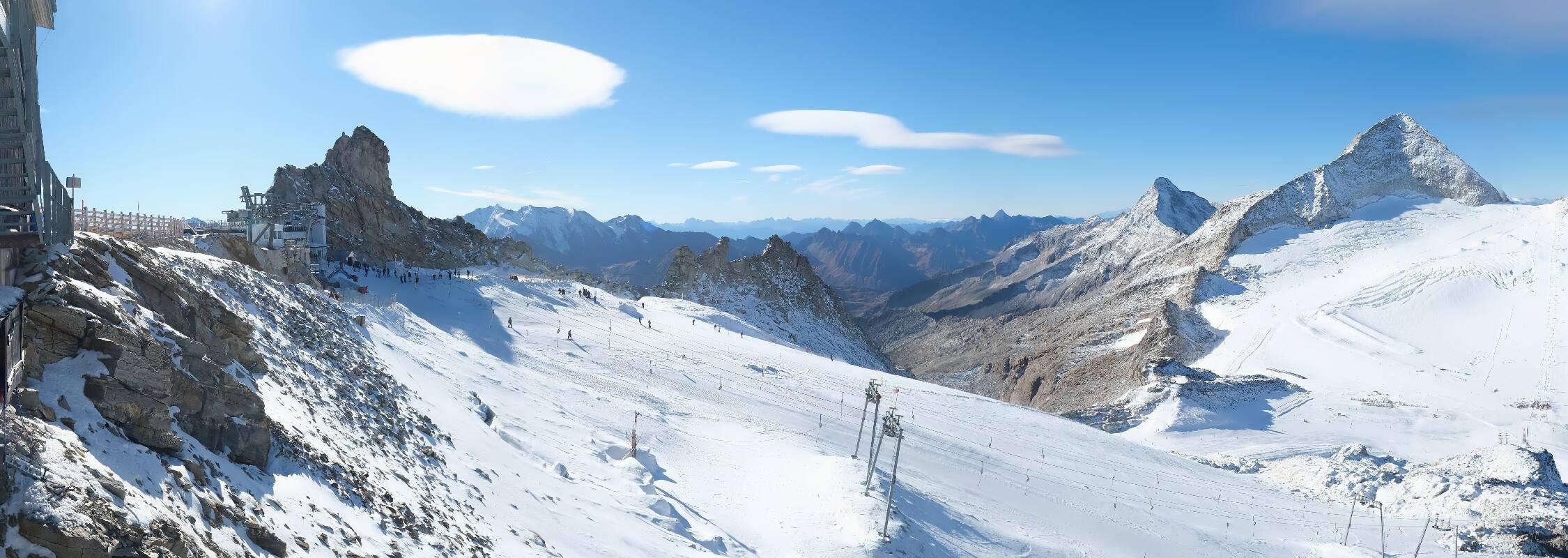 Archiv Foto Webcam Hintertuxer Gletscher - Ausblick Gefrorene Wand