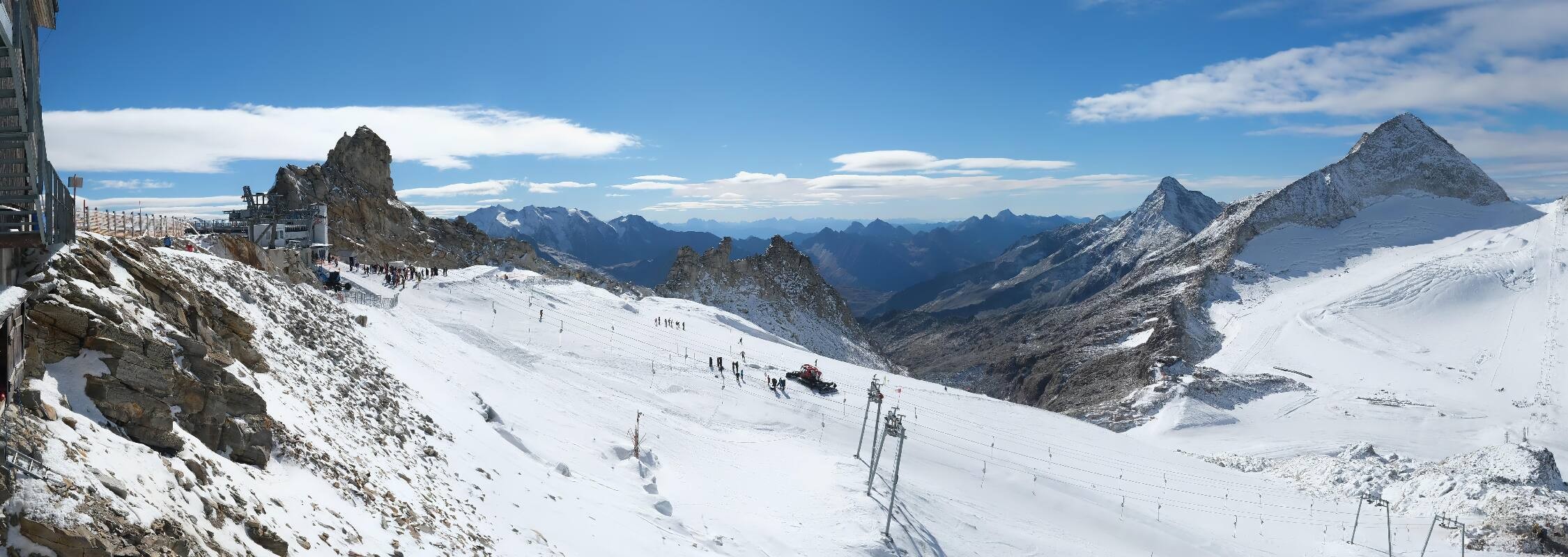 Archiv Foto Webcam Hintertuxer Gletscher - Ausblick Gefrorene Wand