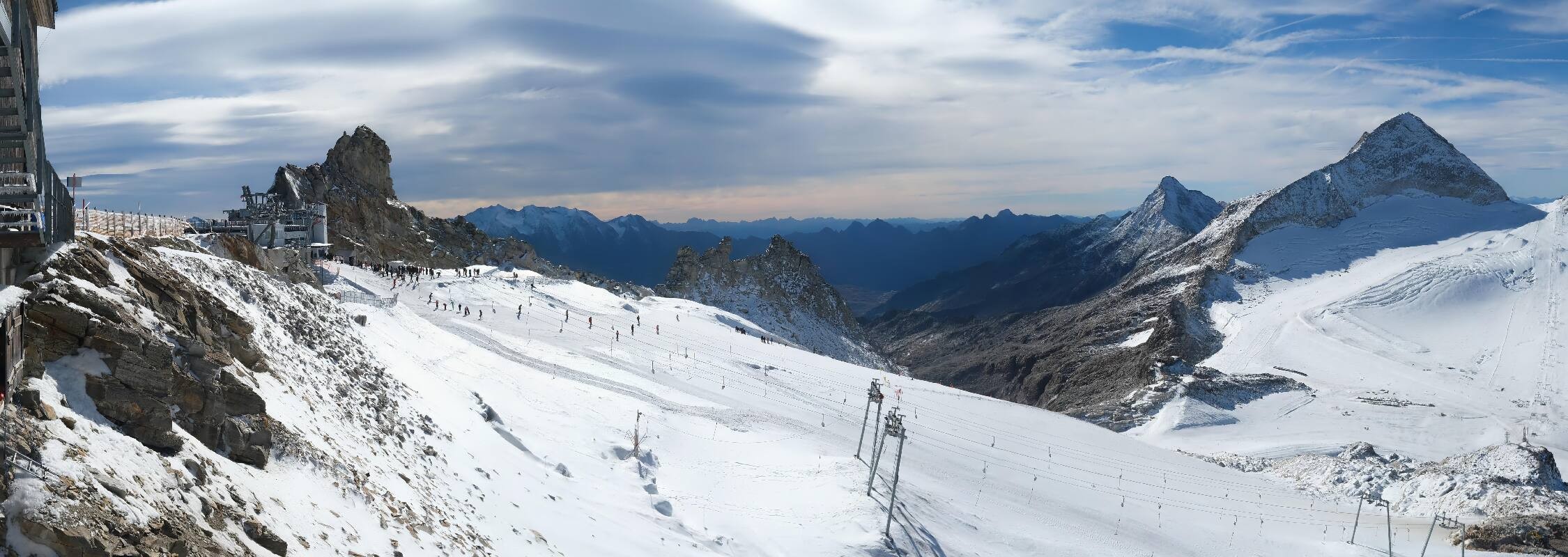 Archiv Foto Webcam Hintertuxer Gletscher - Ausblick Gefrorene Wand