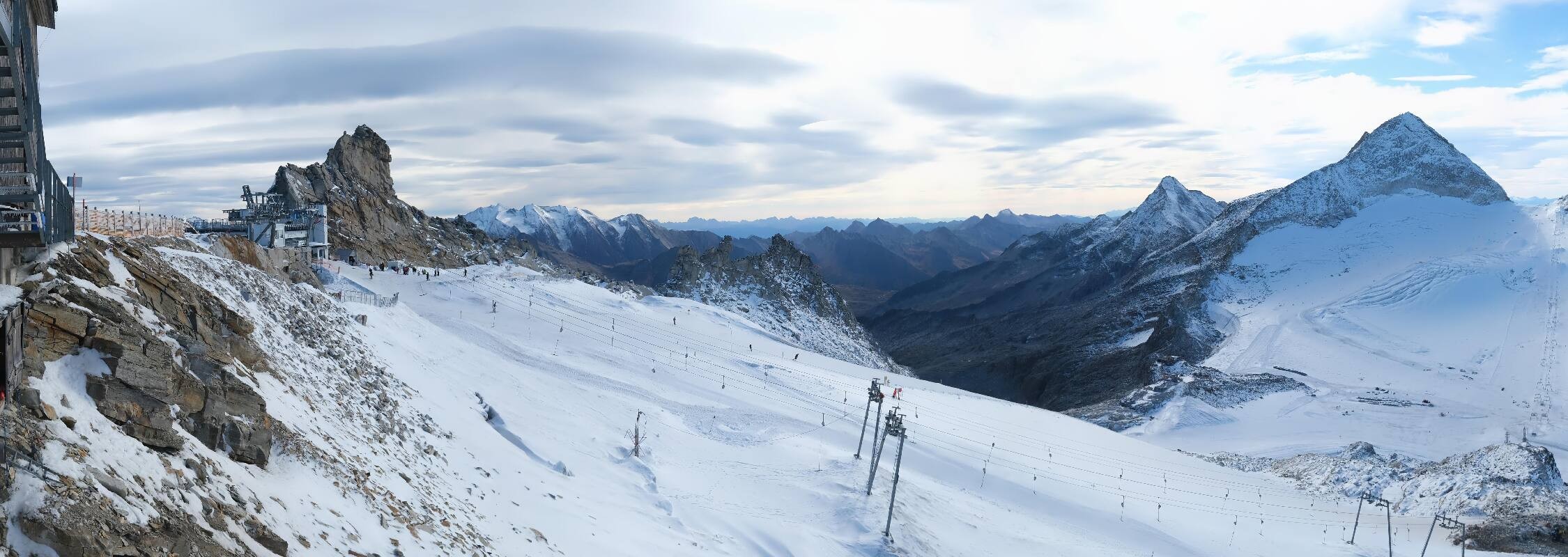 Archiv Foto Webcam Hintertuxer Gletscher - Ausblick Gefrorene Wand