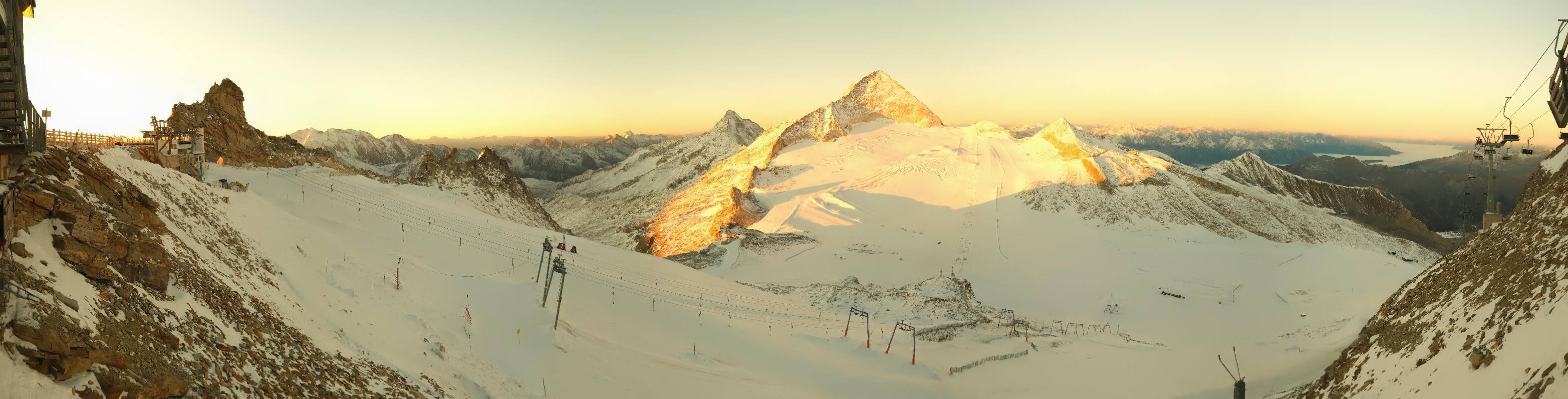 Archiv Foto Webcam Hintertuxer Gletscher - Ausblick Gefrorene Wand