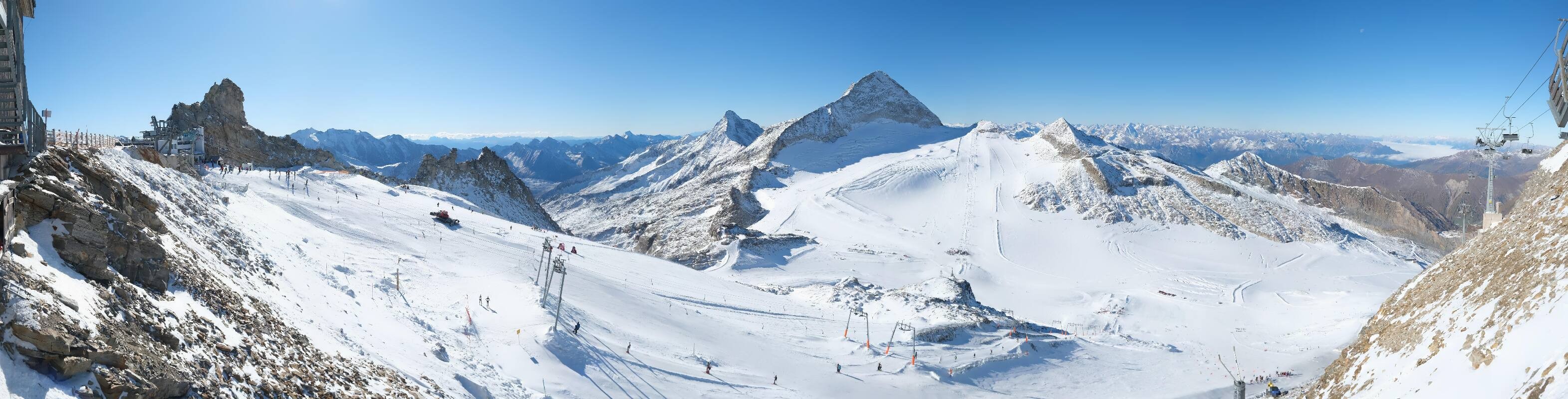 Archiv Foto Webcam Hintertuxer Gletscher - Ausblick Gefrorene Wand