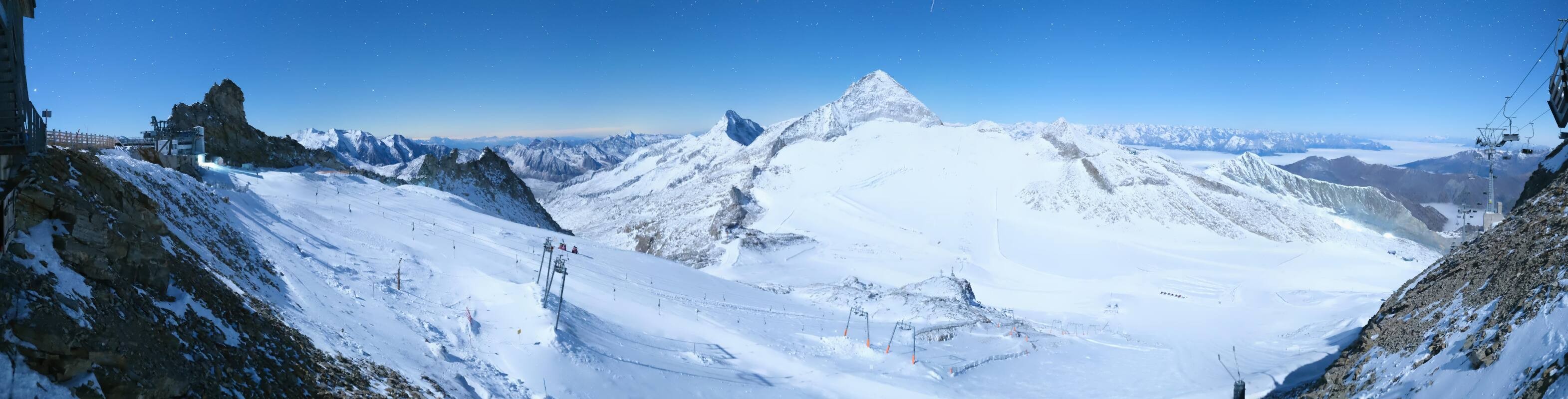 Archiv Foto Webcam Hintertuxer Gletscher - Ausblick Gefrorene Wand