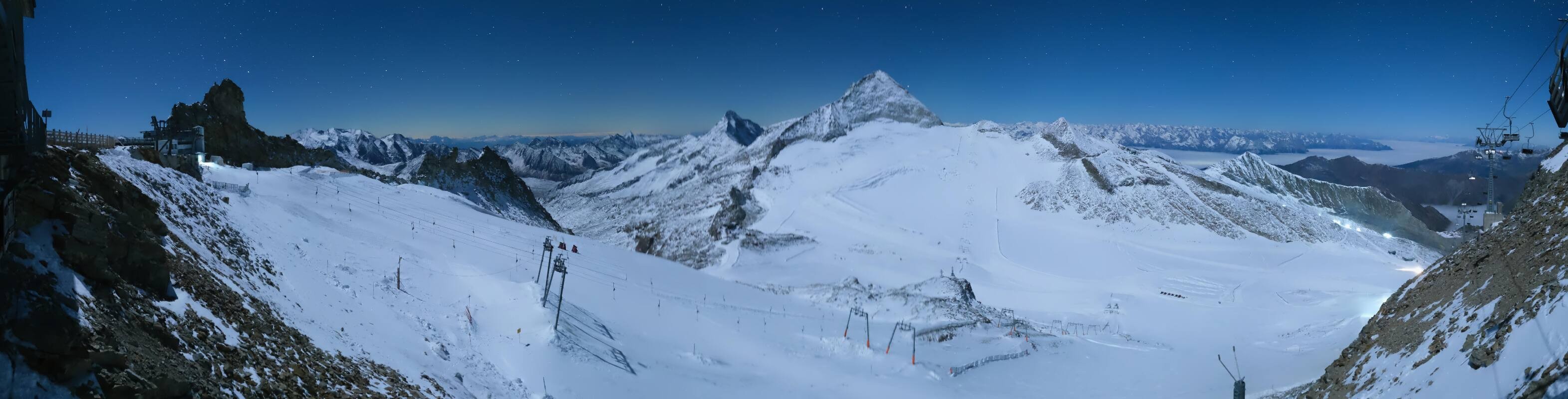 Archiv Foto Webcam Hintertuxer Gletscher - Ausblick Gefrorene Wand