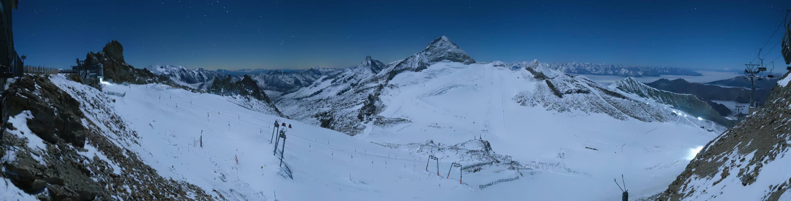 Archiv Foto Webcam Hintertuxer Gletscher - Ausblick Gefrorene Wand