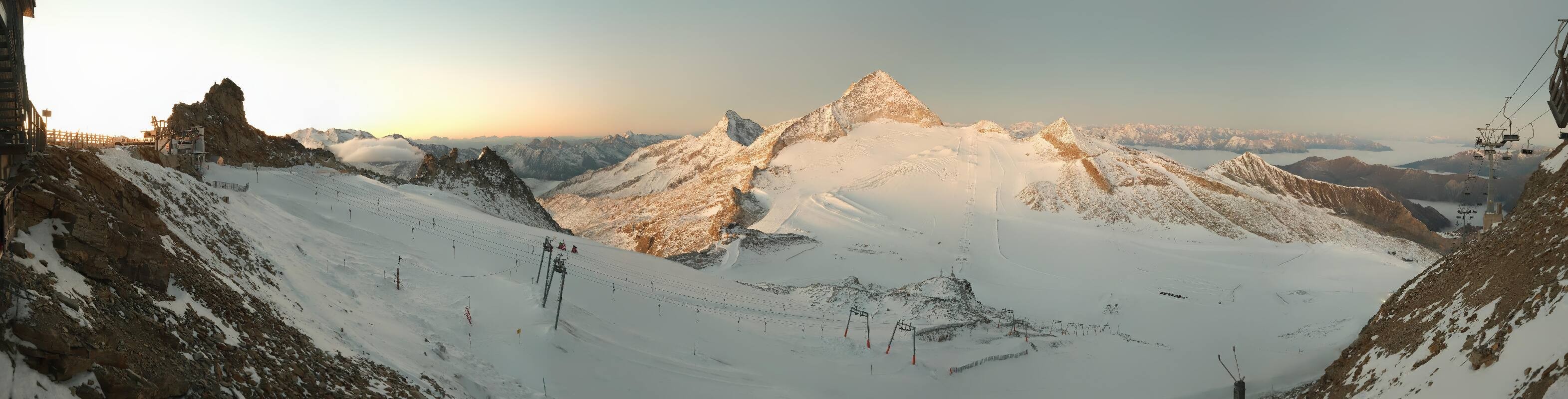 Archiv Foto Webcam Hintertuxer Gletscher - Ausblick Gefrorene Wand